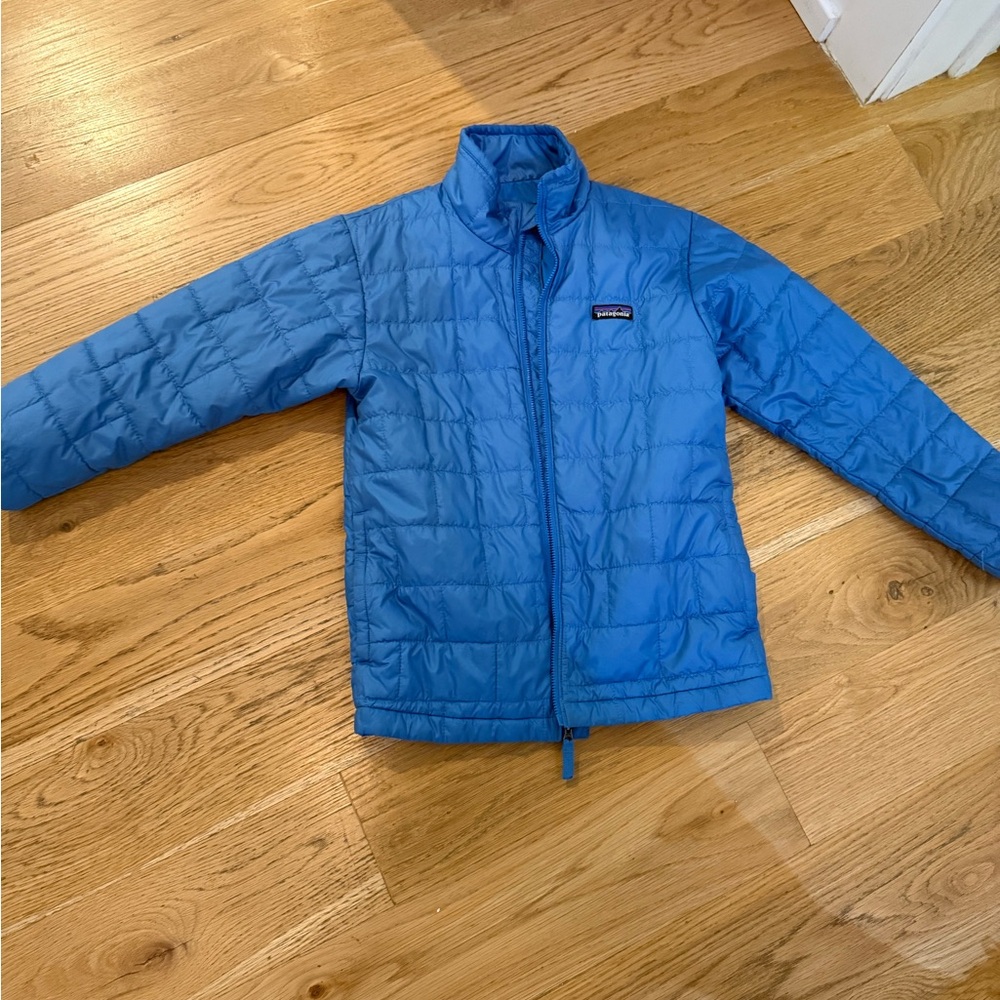 Patagonia Blue Puffer Jacket